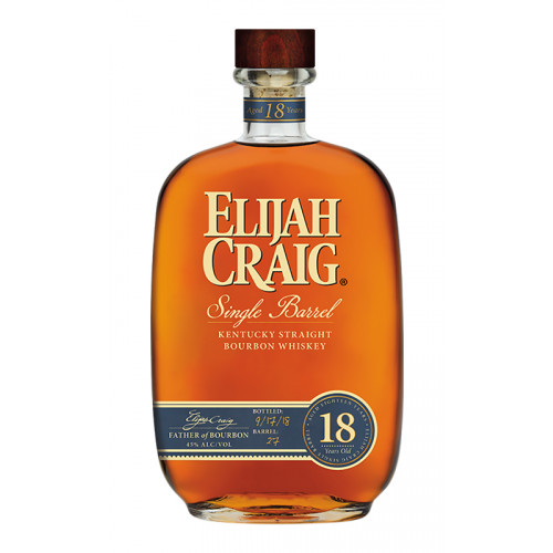 Elijah Craig Single Barrel 18 Year Old Kentucky Straight Bourbon Whiskey