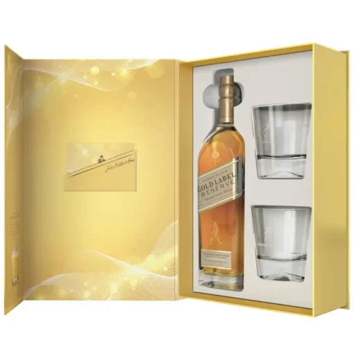 Johnnie Walker Gold Label Glass Gift Set