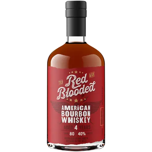 Red Blooded 4 Yr American Bourbon Whiskey 750ml